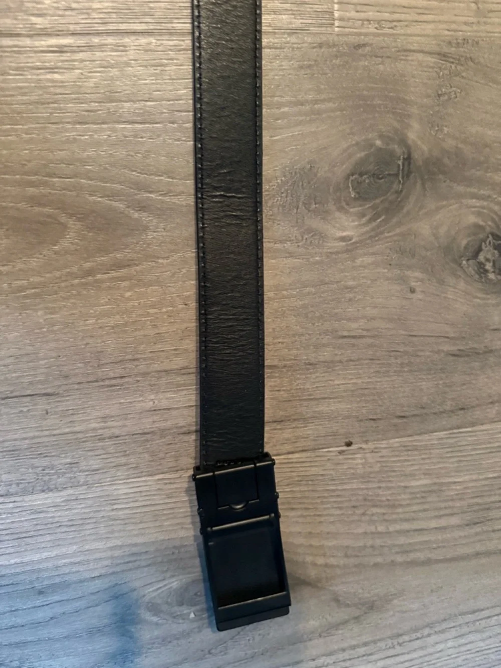 Classic Black Leather Belt